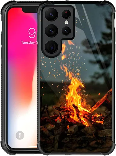 Miniatura 13 de CARLOCA Funda compatible con Samsung Galaxy S22 Ultra, increíble diseño de patrón de luz espacial nebulosa para niñas y niños, a prueba de golpes
