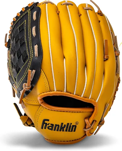 Miniatura 25 de Franklin Sports Field Master Baseball + Softball Glove - Field Master Adult + Youth Baseball + Softball Mitt - Men's + Women's Gloves - Right Hand