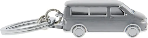 Miniatura 16 de BRISA VW T5/T6 Bus Campervan - Colgante con llavero 3D con dije VW, idea de regalo para los fanáticos de Volkswagen (cromado, esmaltado), Negro
