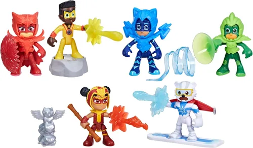 Miniatura 2 de PJ Masks Power Heroes Meet The Power Heroes - Juego de figuras con 6 figuras y 14 accesorios, juguetes preescolares para niños de 3 años en adelante