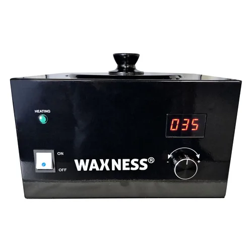 Miniatura 4 de Waxness WN-6003 Elite Series - Calentador de cera profesional grande, color negro brillante, capacidad de 5.5 libras, control electrónico