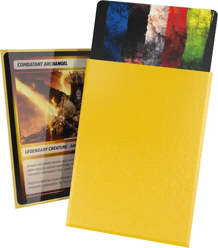 Miniatura 46 de Ultimate Guard Fundas exteriores para cartas Cortex, 100 fundas estándar de tamaño TCG, 66 x 91 mm, con respaldo negro, acabado brillante, sin PVC
