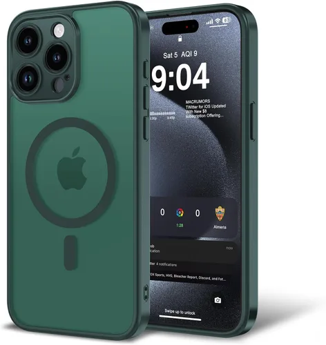 Miniatura 79 de Funda para iPhone 11 con protector de pantalla, compatible con MagSafe, ultra delgada, translúcida, mate, a prueba de golpes, color negro