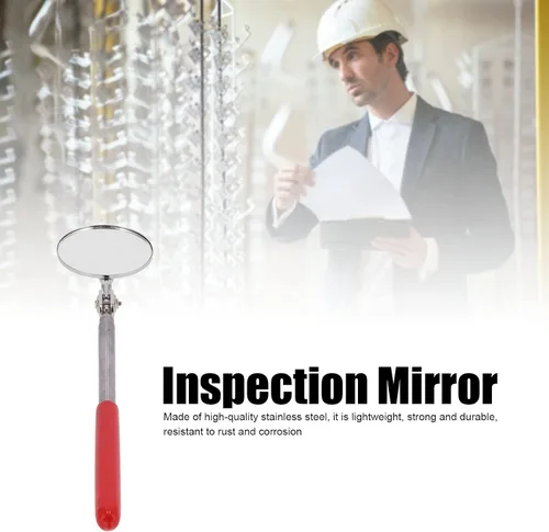 Miniatura 3 de Yosoo Espejo de inspección flexible CT‑502, inspección de soldadura de reparación de tuberías de aire acondicionado, espejo telescópico redondo, una