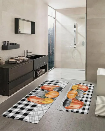 Miniatura 2 de Tapete de baño antideslizante para bañera, de secado rápido y absorbente, de tierra de diatomeas, fregadero de cocina, tapete de otoño de Acción