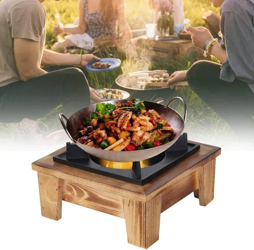 Miniatura 4 de TITA-DONG Estufa de alcohol, horno de alcohol para barbacoa, estufa de leña japonesa de alcohol, estufa portátil, horno de barbacoa, utensilios