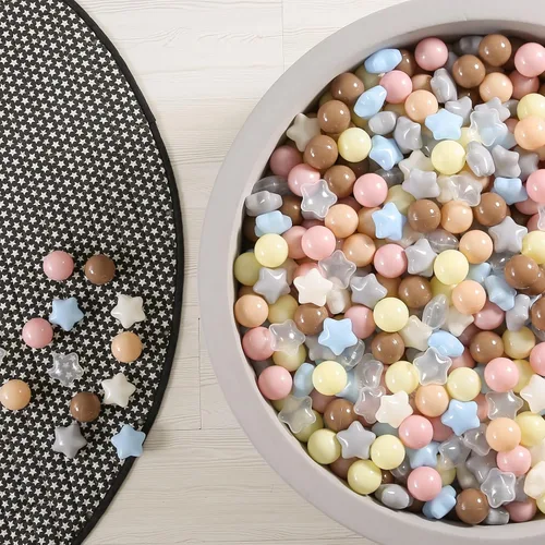 Miniatura 6 de GOGOSO Pelotas para Piscinas de Pelotas para Niños Pequeños Paquete de 50 100 200 Pelotas de Plástico con Forma sin Ftalatos sin BPA No Tóxicas