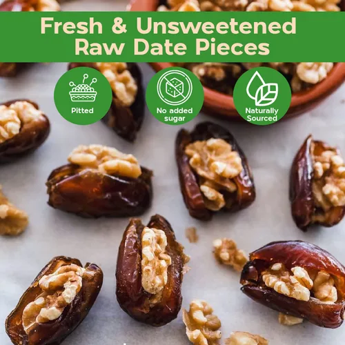 Miniatura 3 de Sincerely Nuts Dátiles secos sin hueso sin azúcar añadido, 1 libra, piezas de dátiles secos enteros frescos sin azúcar - Dátiles naturales sin