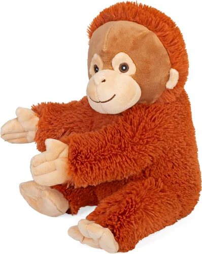 Wild Republic Ecokins, Orangután, animal de peluche, 12 pulgadas, regalo para niños, juguete de peluche, hecho de botellas de agua recicladas
