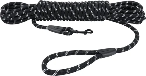 Miniatura 37 de Hi Kiss Correa de Entrenamiento de Obediencia y Agilidad para Perros/Cachorros - 15 pies 20 pies 30 pies 50 pies 100 pies - Ideal para Jugar