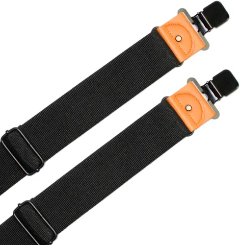 Miniatura 7 de Melo Tough - Tirantes de fuerza industrial para hombre, tirantes parciales elásticos para comerciante, tirantes de 2 pulgadas de ancho