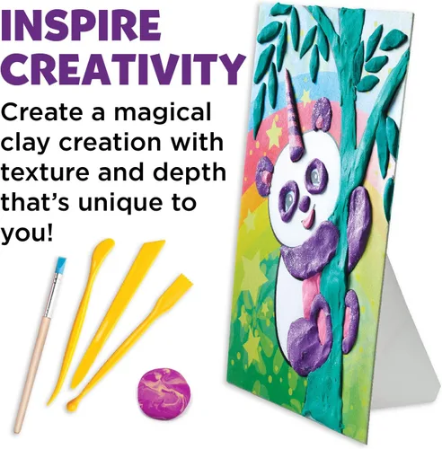 Miniatura 6 de Faber Castell Do Art Coloring with Clay Unicorn & Friends - Juego de arcilla para niños - Artes y manualidades para niños