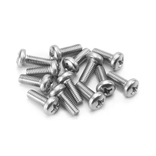 Miniatura 29 de MroMax 5 tornillos de máquina Phillips de cabeza plana M8 x 0.984 in, acero inoxidable 304 18-8, rosca completa, tornillos de cabeza cruzada gris