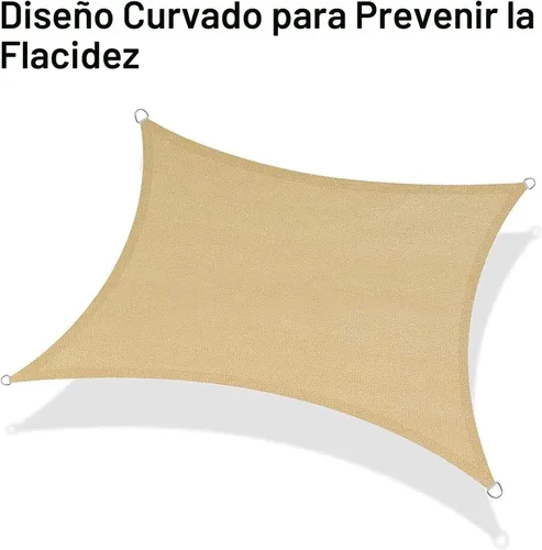 Miniatura 6 de LOVE STORY - Toldo rectangular de bloqueo de rayos UV, impermeable, perfecto para patio, jardín, patio trasero Arena