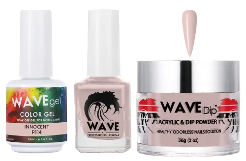 Miniatura 45 de WAVEGEL - Juego de gel de remojo, laca de uñas y polvo acrílico a juego - Colección Simplicity - #P109 Blizzard