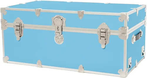 Miniatura 13 de Rhino Trunk & Case Maletero grande clásico, 32 x 18 x 14 pulgadas, capacidad de más de 1500 libras, muchos colores, tapa de cierre suave. Fuerte