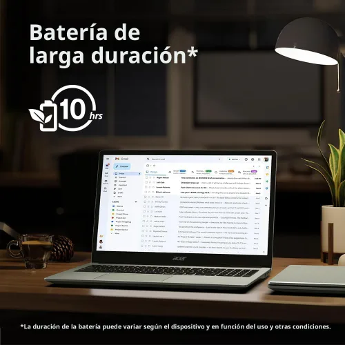 Miniatura 9 de Acer Chromebook 315 de 15.6 pulgadas, Intel Celeron N4500, 1.1 GHz, 4 GB de RAM, 64 GB, sistema operativo Flash Chrome (renovado)