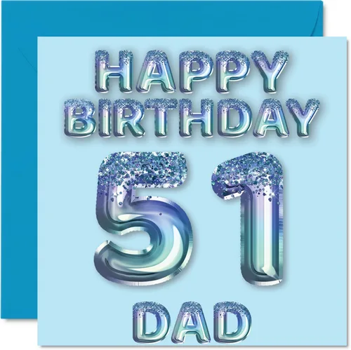 Miniatura 161 de Stuff4 Tarjeta de primer cumpleaños para niños, globo de fiesta con purpurina azul, tarjetas de feliz cumpleaños para niño de 1 año, nieto, hijo, 57