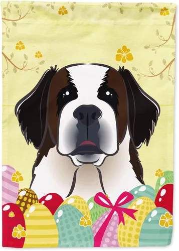 Miniatura 38 de Caroline's Treasures BB1920CHF - Bandera de caza de huevos de Pascua con diseño de bulldog francés, para casa, gran porche, para colgar en la pared