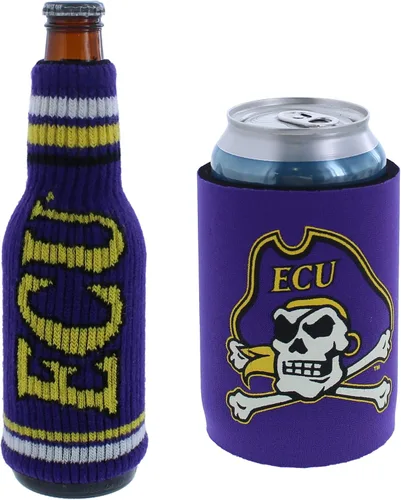 Miniatura 128 de College Team Color Logo Can & Bottle Holder Insulator Beverage Cooler Set