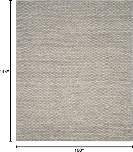 Miniatura 2 de SAFAVIEH Natura Collection - Alfombra decorativa, 2 x 3 pies, color beige, mezcla de lana hecha a mano, diseño texturizado, ideal para pasillo