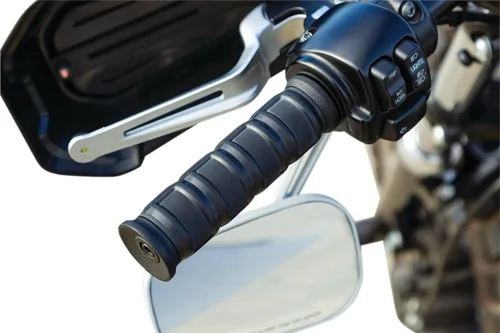 Miniatura 5 de Kuryakyn 6673 Dillinger Puños para control del acelerador de doble cable: motocicletas Harley-Davidson 1996-2019, negro satinado, 1 par