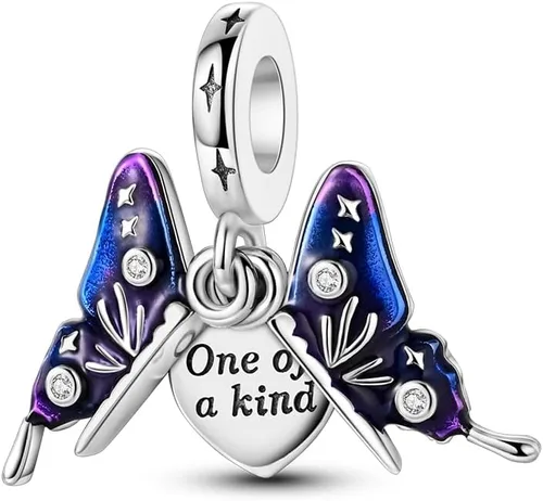 Miniatura 128 de Pandach Dijes colgantes de plata de ley 925 para pulseras y collares, dijes colgantes de Madonna con cuentas de girasol, joyería para mujer