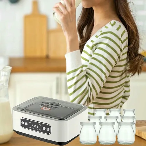 Miniatura 4 de Máquina de fermentación del fabricante del yogur, yogur casero de poco ruido de DIY, calefacción profesional de la temperatura constante multifunción