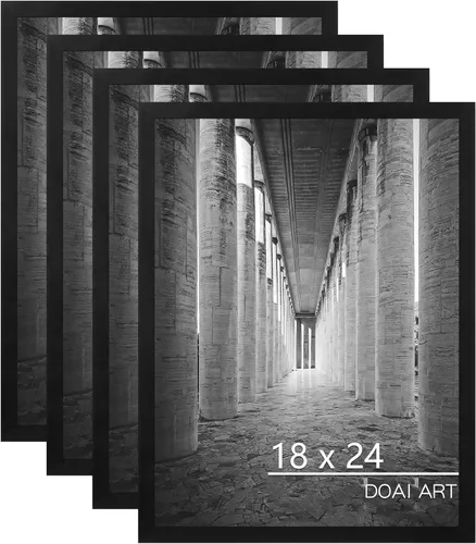 Miniatura 68 de DOAI ART Marco de póster de 16 x 20 pulgadas, paquete de 2 marcos de fotos de roble y veta de madera de 16 x 20 pulgadas para montaje en pared