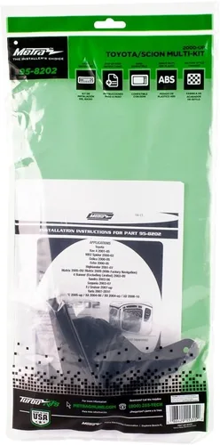 Miniatura 2 de Metra 95-8202 Toyota DDIN Multi Dash Kit, negro, individual, negro, 14.00 pulgadas x 7.00 pulgadas x 0.50 pulgadas.