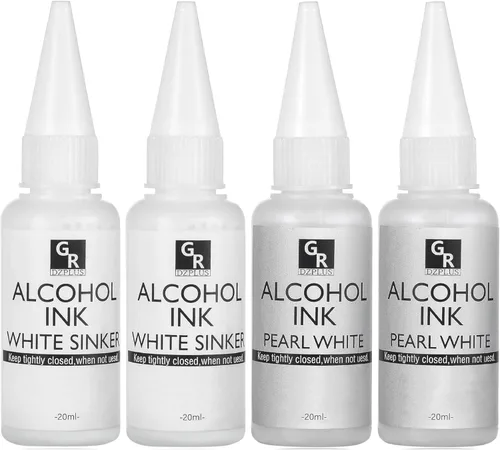 Miniatura 10 de Juego de tinta de alcohol metálico, 26 colores metálicos a base de alcohol para arte de resina, arte fluido, manualidades de resina, placa de Petri