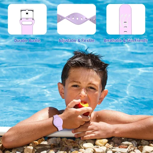Miniatura 6 de R-fun Impermeable para Pulseras Air Tag [Paquete de 2] Compatible con Localizadores de Air Tag de Apple con Silicona Suave, Funda Protectora