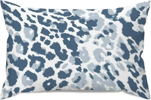 Miniatura 16 de Fundas de almohada con estampado de leopardo y guepardo negro y marrón, 12 x 18 pulgadas, fundas de cojín de granja para sofá, sala de estar