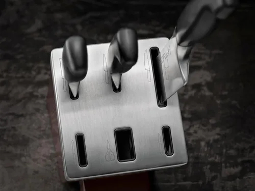 Miniatura 6 de Zwilling J. A. Henckels - Juego de cuchillos de acero inoxidable Plateado/Negro