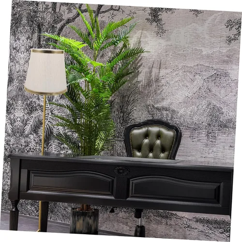 Miniatura 8 de Housoutil Cubierta de lámpara de mesa cubierta de luz de tela para decoración del hogar E14 Socket estilo simple lámpara accesorio