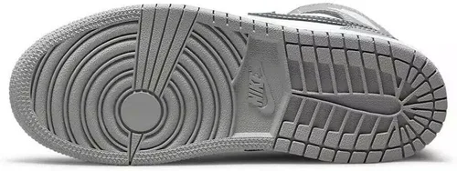 Miniatura 6 de Jordan Jordan 1 Mid (niño pequeño), Gris ahumadoBlanco-antracita