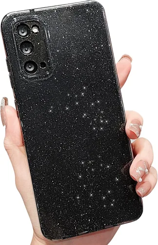 Miniatura 135 de MINSCOSE Compatible con Samsung Galaxy S22 Plus Case, Bonito Color Neón Brillante, con Purpurina Brillante Delgada Resistente a Golpes de Silicona