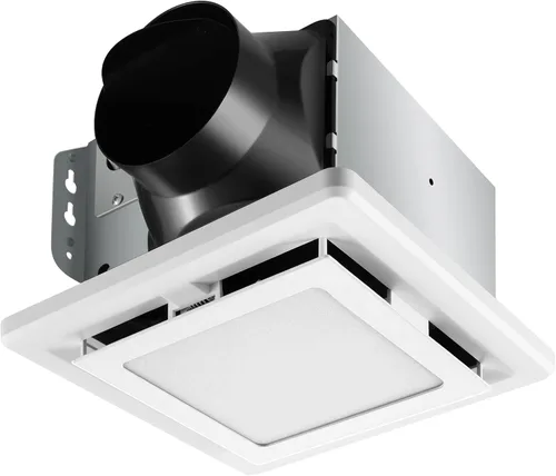 Miniatura 8 de JOEAONZ Ventilador de escape para baño de 110 CFM muy silencioso con carcasa de metal, ventilador de techo de ventilación con gran capacidad