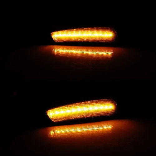 Miniatura 3 de Ahumado lente parachoques delantero Fender ámbar LED lado marcador luces para 2008 2009 Pontiac G8