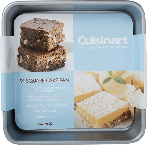 Miniatura 7 de Cuisinart Chef's Classic - Fuente antiadherente para horno, PlateadoNegro