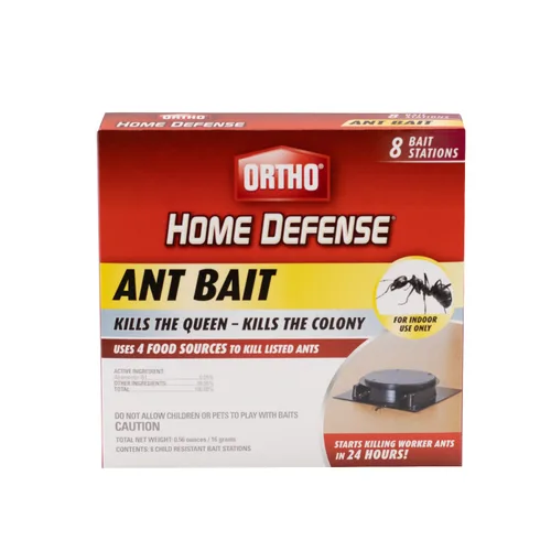 Miniatura 2 de Ortho Home Defense Estaciones de Cebo para Hormigas, Matador de Hormigas para Exteriores e Interiores, 8 Estaciones de Plástico con 4 Atrayentes a