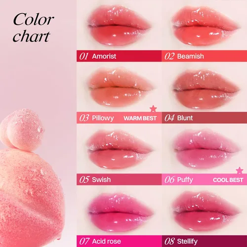 Miniatura 4 de HOLIKA HOLIKA Heart Crush Bare Glaze Tint - Tinte labial K-Beauty Girlish & Juicy Color con esencia de humedad, humedad de larga duración y alto 04