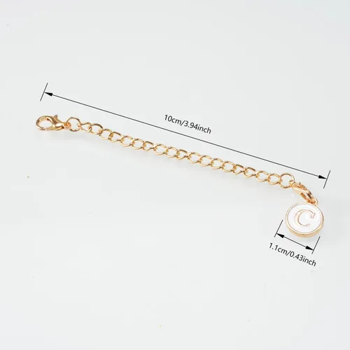 Miniatura 7 de Accesorios de dije de letra para taza Stanley, dije de mango de letra de identificación de acero inoxidable, dije de letra de mango de taza de agua