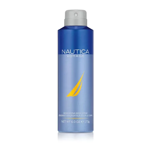 Miniatura 9 de Nautica Voyage Giftset, 1.6 fl oz EDT + 6 oz desodorizante corporal en aerosol, notas de manzana, madera de cedro, mimosa, fragancia para hombre