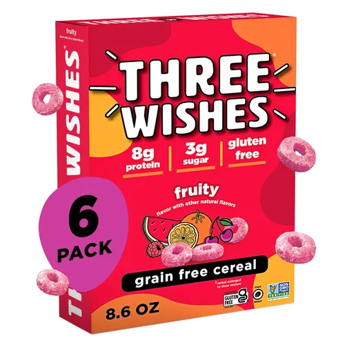 Miniatura 12 de Three Wishes Cereal Sin Granos y Con Proteína - Cereal de Desayuno Saludable, Bajo en Azúcar y Sin Gluten - Bajo en Carbohidratos, a Base
