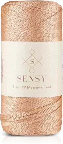 Miniatura 126 de Sensy Premium Cuerda de Poliéster de 2mm 251 Yardas Cuerda de Polipropileno 100% Cordón de Macramé 2mm Cordón para Bolsa de Ganchillo Cuerda