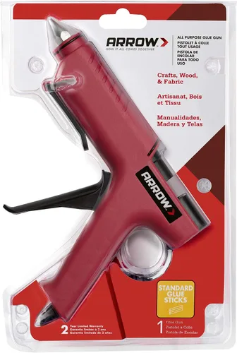 Miniatura 7 de Arrow TR550 Pistola de pegamento eléctrica profesional resistente para manualidades, construcción, madera, utiliza barras de pegamento estándar