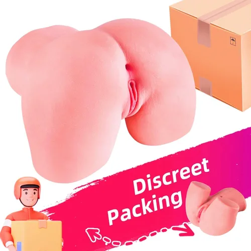 Miniatura 5 de Masturbador masculino de 1.5 libras, muñecas sexuales para hombres, coños de bolsillo, juguetes sexuales realistas para adultos, culo de nivel