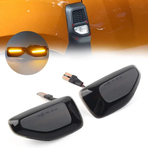 Miniatura 5 de LIRU - Luz intermitente LED ahumada para coche Dacia Logan II Sandero II 2012-2020