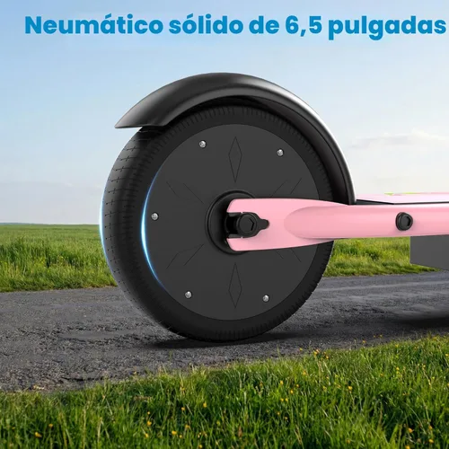 Miniatura 7 de Electric Scooter for Adults, Teens & Big Kids, 350W-500W Motor, 10Mph-21 MPH & 10-28 Miles Max Range, 6.5 to 10 inch Tires, Portable Lightweight Rosa